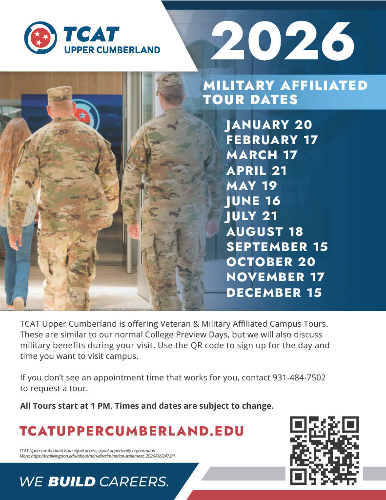 Veteran Tour Flyer Containing the dates for the tour